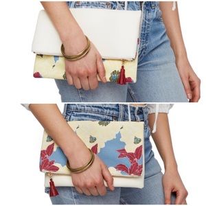 Rachel Pally reversible bloom clutch